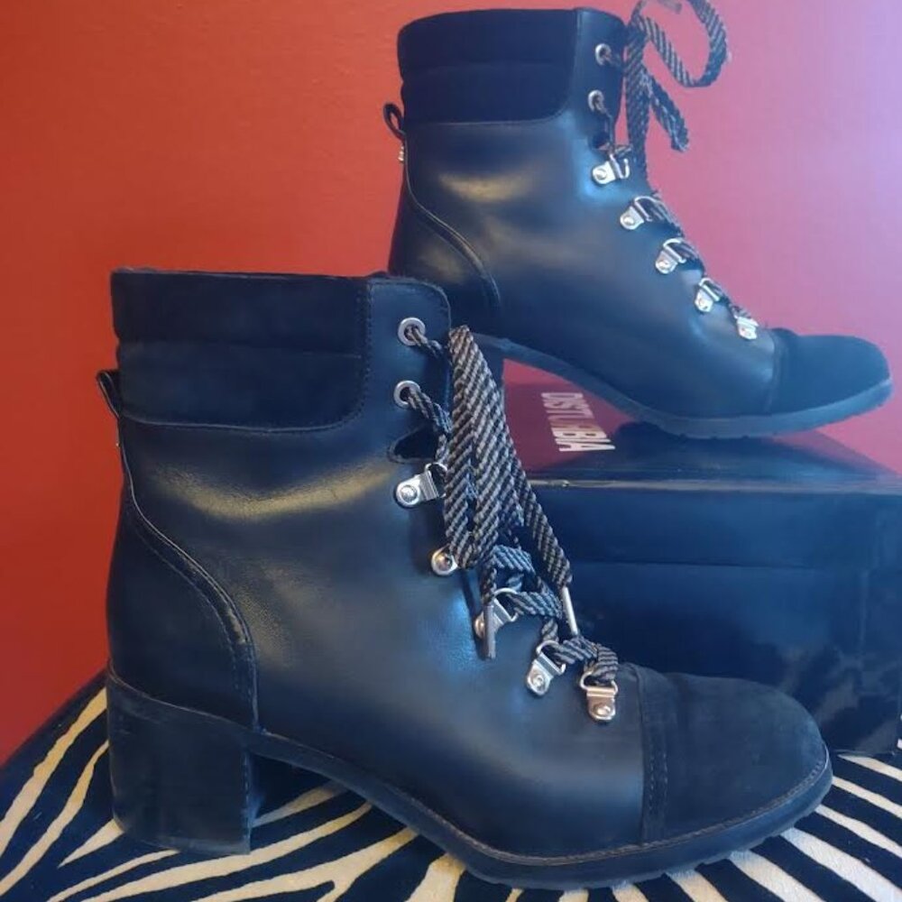 SAM ELELMAN BOOTIES | BLACK, SIZE 8